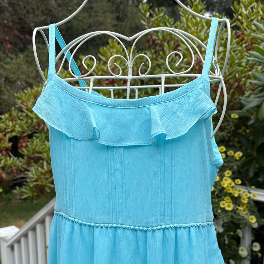 Cherokee Light Blue Ruffle Dress - Picture 3 of 4